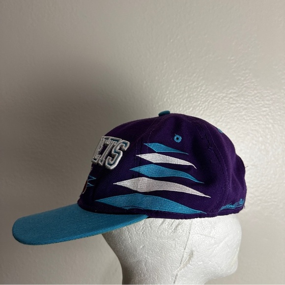 Charlotte Hornets Mitchell Ness Vintage NBA Hat OSFM - Picture 3 of 8